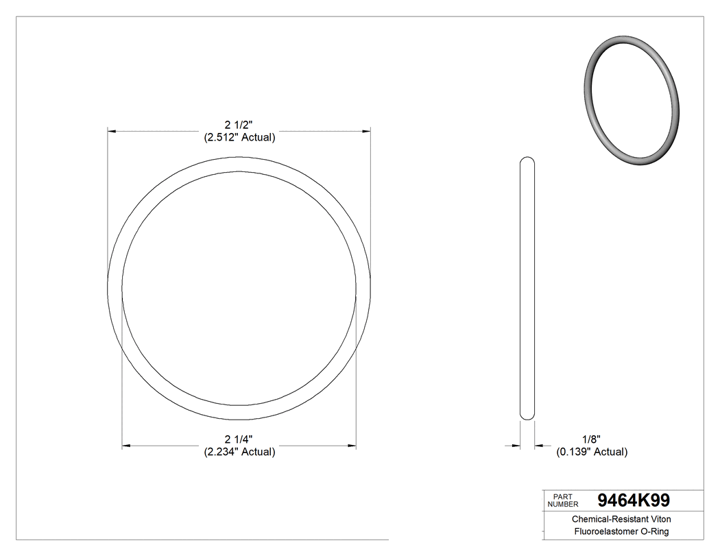 Technical drawing - 9464K99
